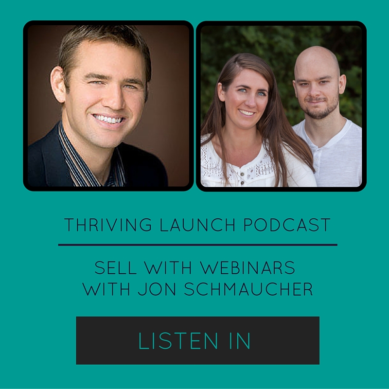 Sell With Webinars – Jon Schmaucher