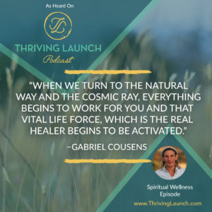 Gabriel Cousens Spiritual Wellness Thriving Launch Podcast