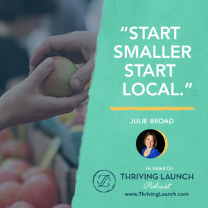 Julie Broad Sales Training Program Thriving Launch Podcast