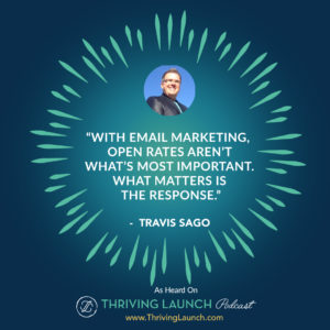 Travis Sago Writing Effective Emails Thriving Launch Podcast
