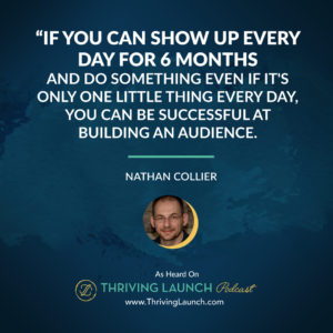 Nathan Collier Content Marketing Ideas Thriving Launch Podcast