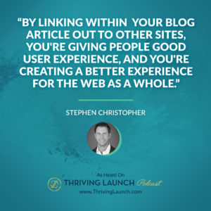 Stephen Christopher SEO Traffic Generation Thriving Launch Podcast