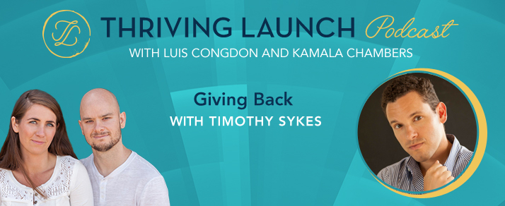 Giving Back – Timothy Sykes