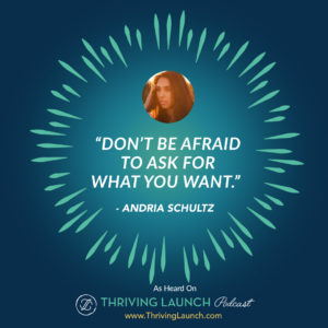 Andria Schultz Making Connections Thriving Launch Podcast