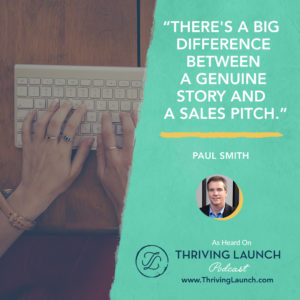 Paul Smith Elements Of A Story Thriving Launch Podcast
