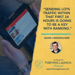 Adam Linkenauger Get More Views On YouTube Thriving Launch Podcast