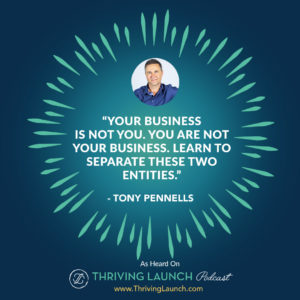 Tony Pennells Balancing Work And Life Thriving Launch Podcast