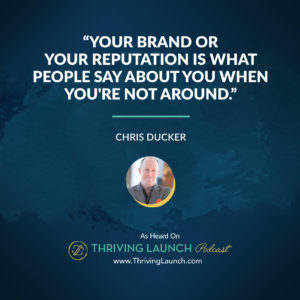 Chris Ducker Importance Of Branding Thriving Launch Podcast