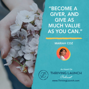 Mariah Coz Collaborative Strategies Thriving Launch Podcast