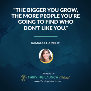 Kamala Chambers Haters Gonna Hate Thriving Launch Podcast