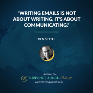 Ben Settle Get Paid To Send Emails Thriving Launch Podcast