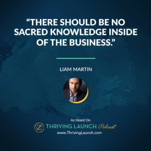 Liam Martin Online Business Systems Thriving Launch Podcast