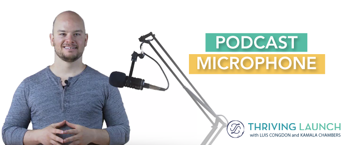 Podcast Microphone Thriving Launch Youtube Channel