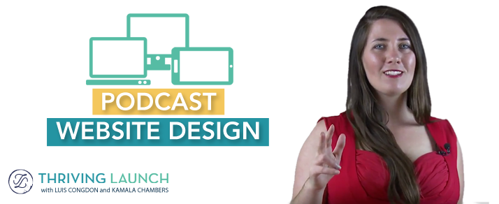 Podcast Website Design Thriving Launch Youtube Channel