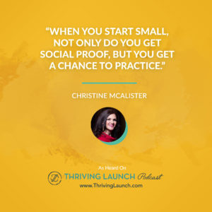 Christine MsAlister PR Strategy Thriving Launch Podcast