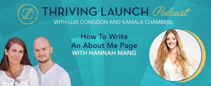 How To Write An About Me Page – Hannah Mang
