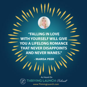 Marisa Peer Fall In Love With Yourself Thriving Launch Podcast