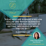 Million Dollar Business Ideas Elaine Pofeldt Thriving Launch Podcast
